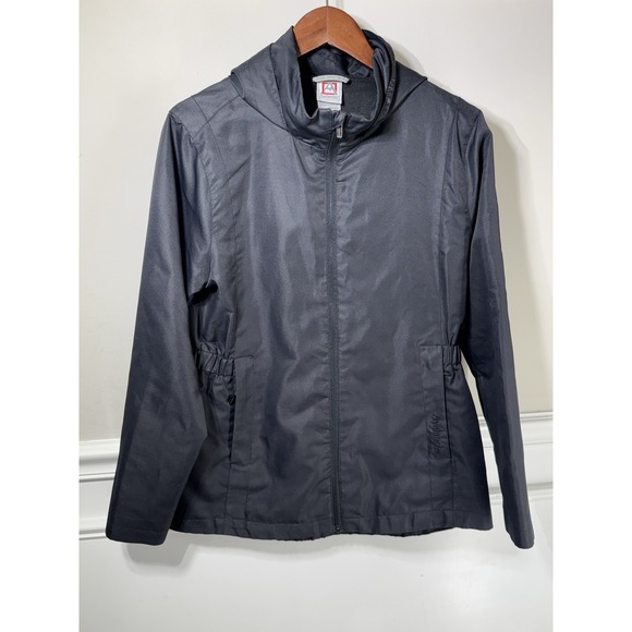 Avalanche Jackets & Blazers - Woman's Avalanche Softshell Hooded Jacket Black Size L Weather Shield Fitted